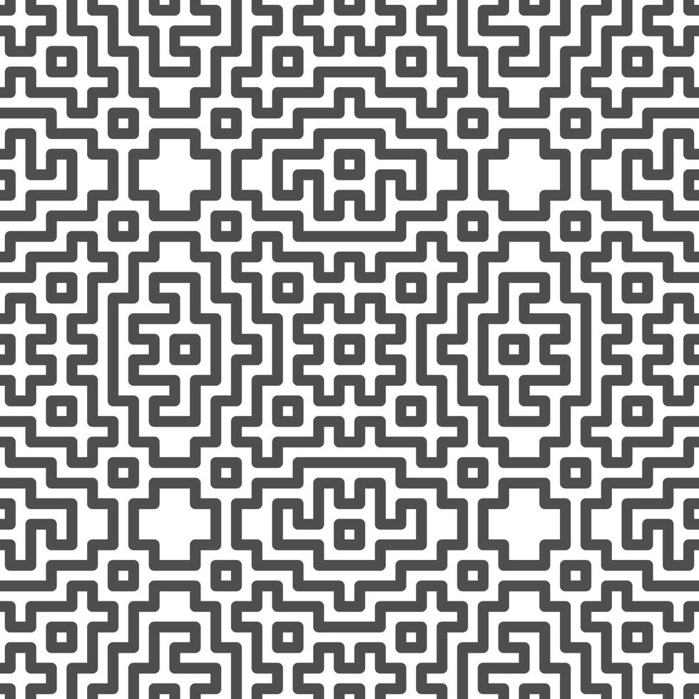Abstract seamless geometric shape lines pattern vector