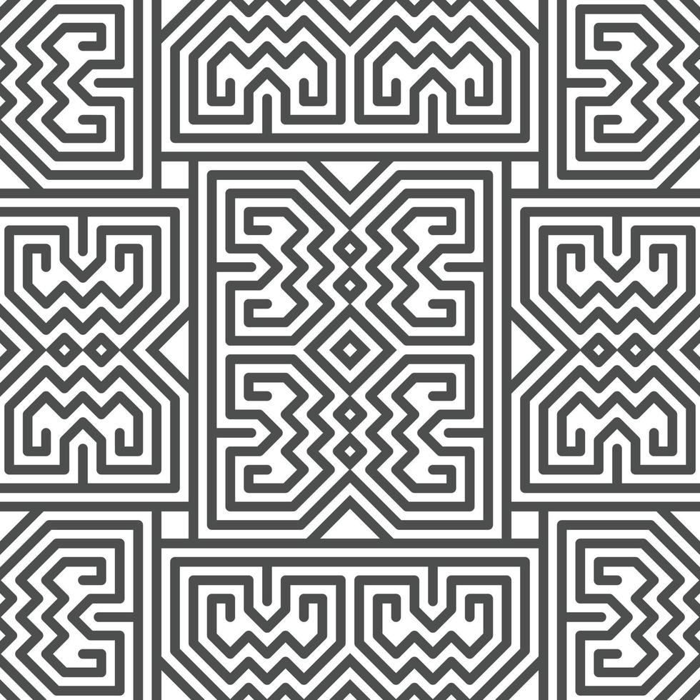 Abstract seamless geometric shape lines pattern vector