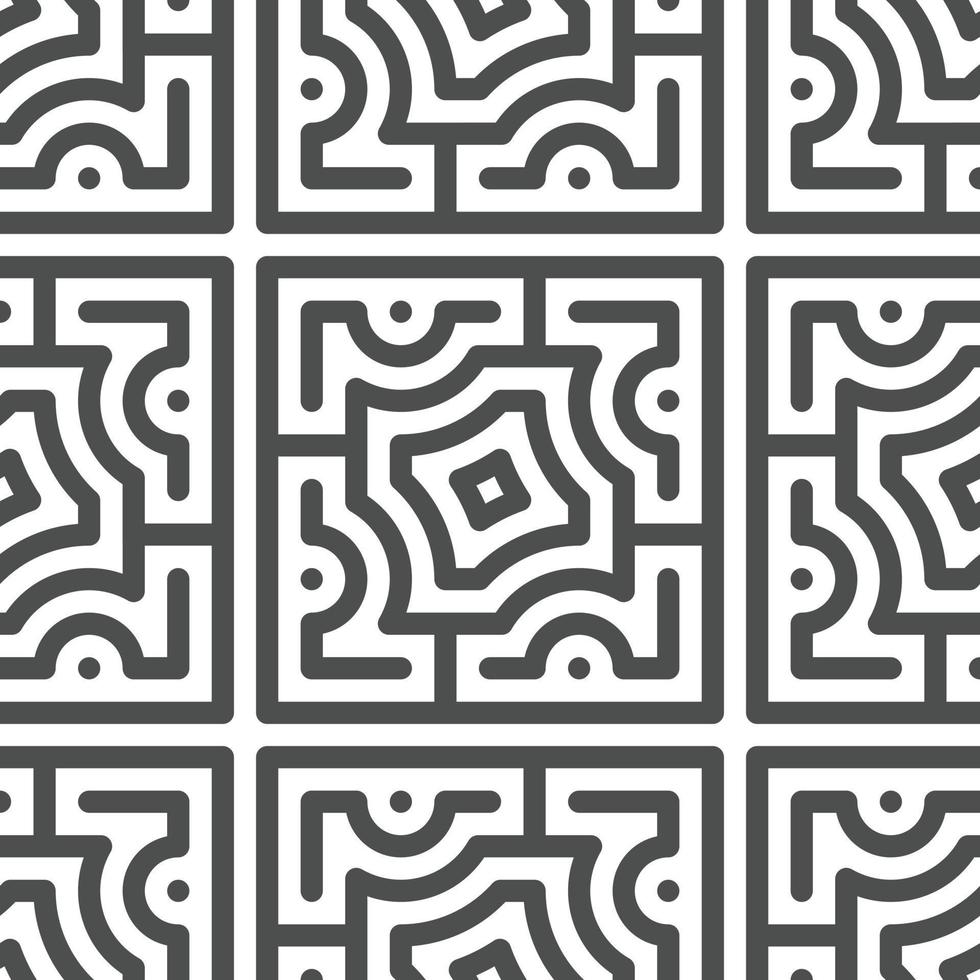 Abstract seamless geometric shape lines pattern vector
