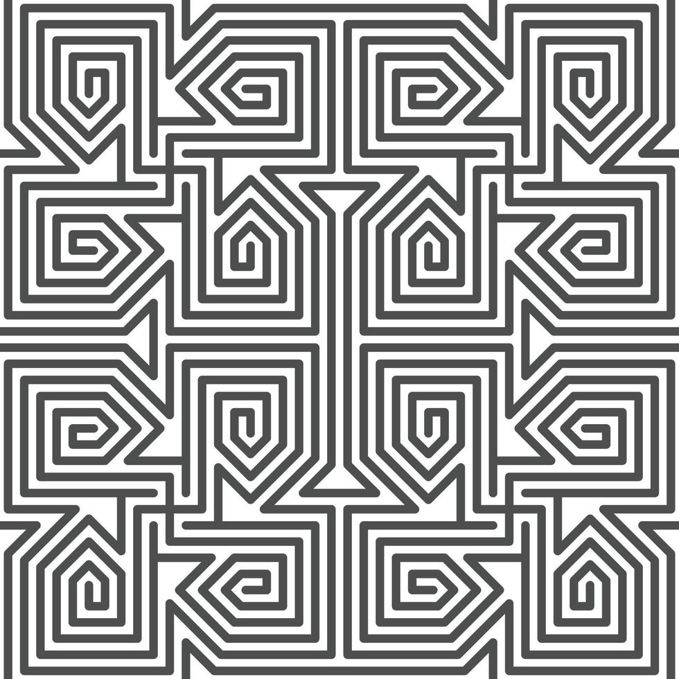 Abstract seamless geometric shape lines pattern vector