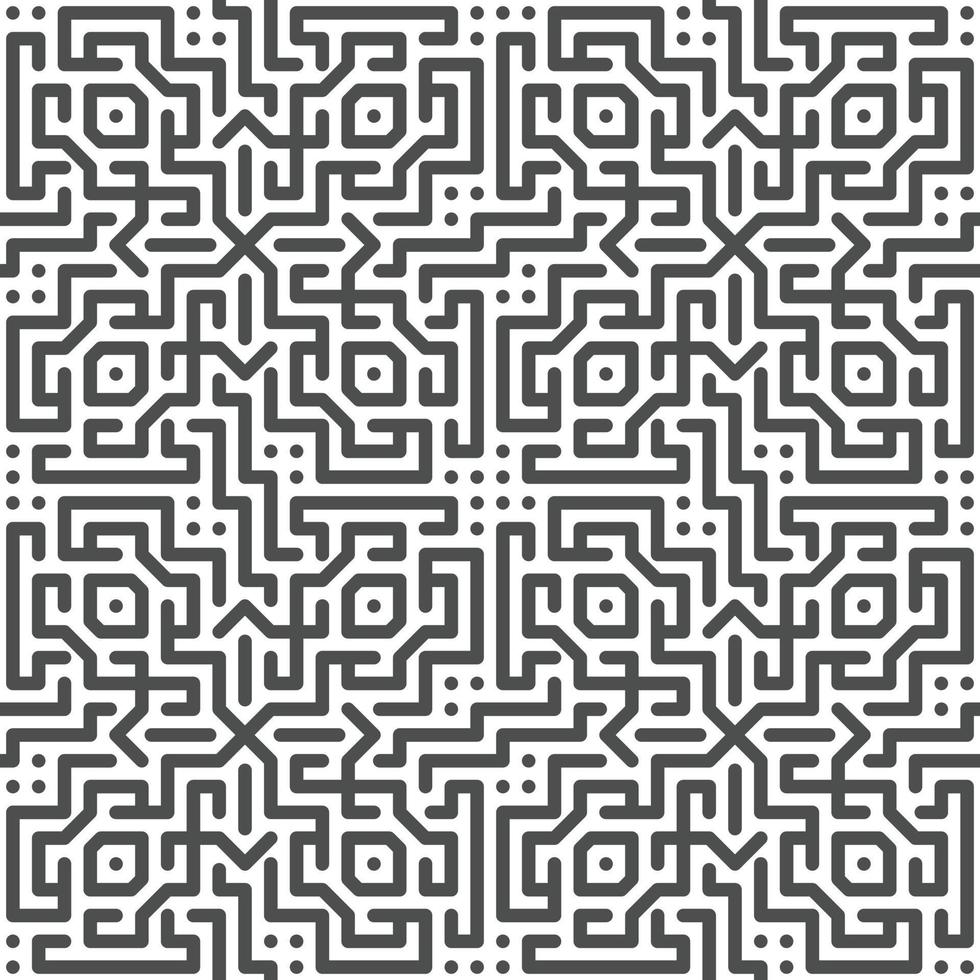 Abstract seamless geometric shape lines pattern vector