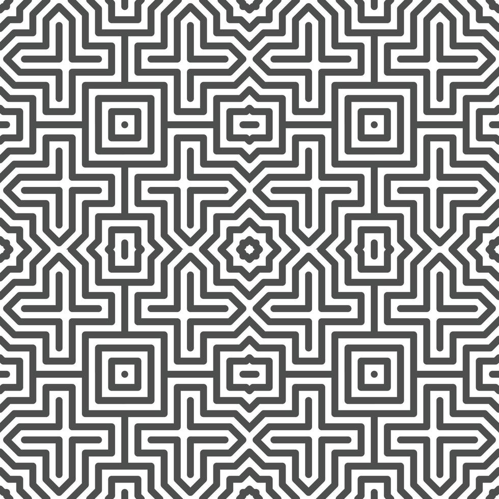 Abstract seamless geometric shape lines pattern vector