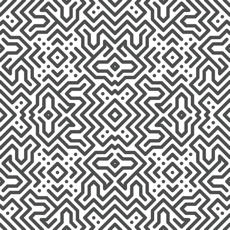 Abstract seamless geometric shape lines pattern vector