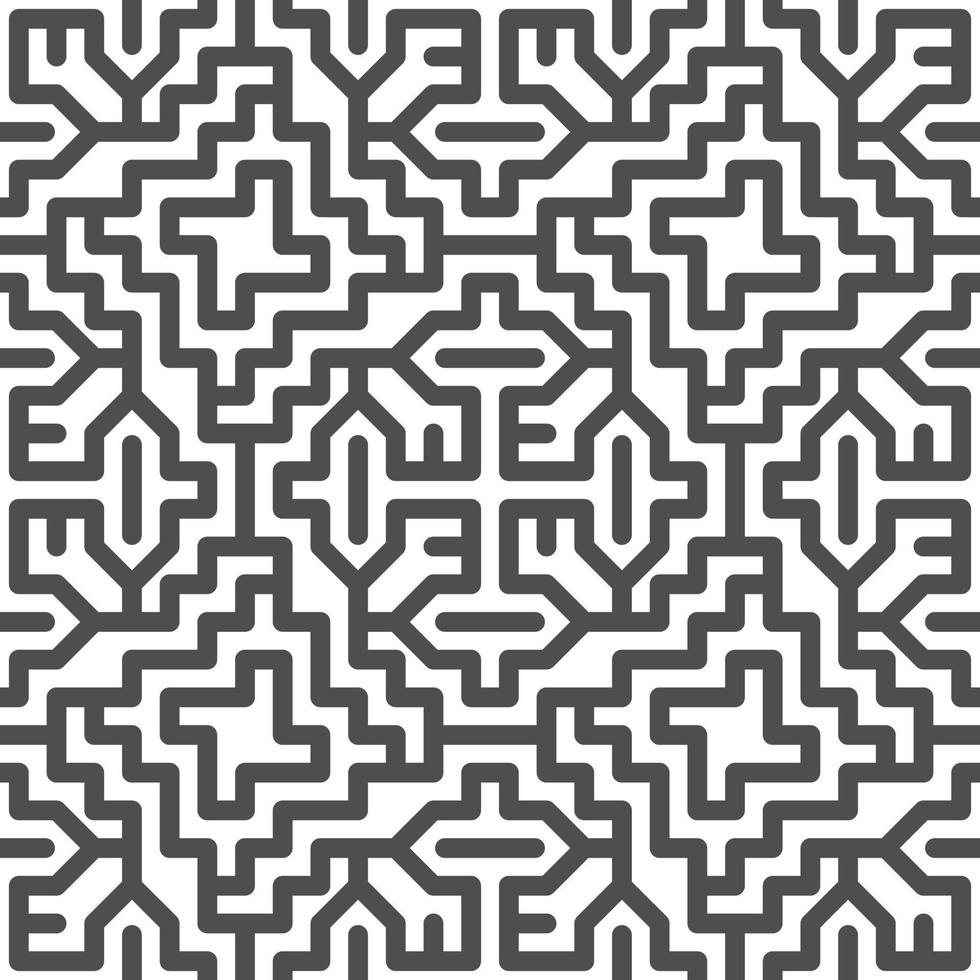 Abstract seamless geometric shape lines pattern vector
