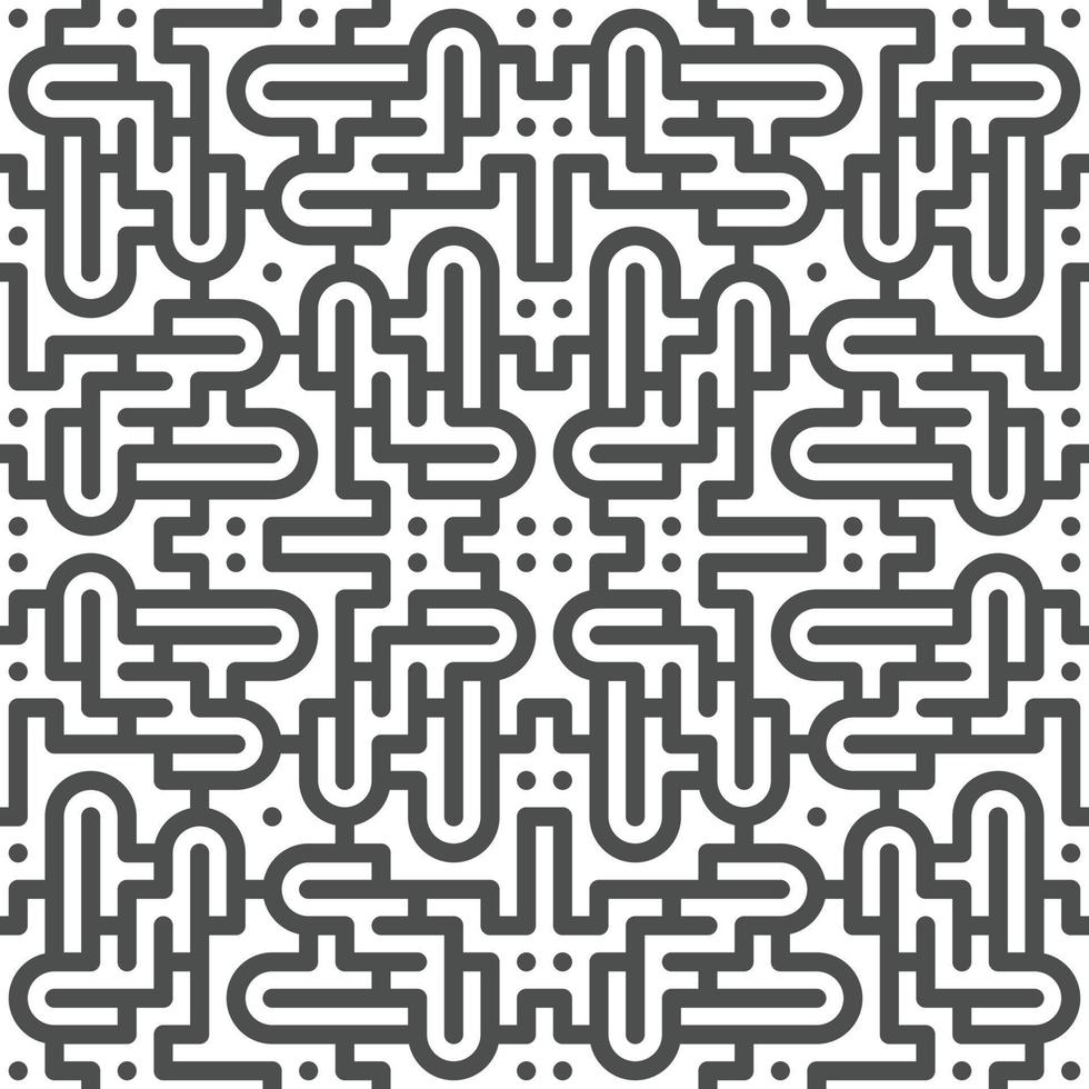 Abstract seamless geometric shape lines pattern vector