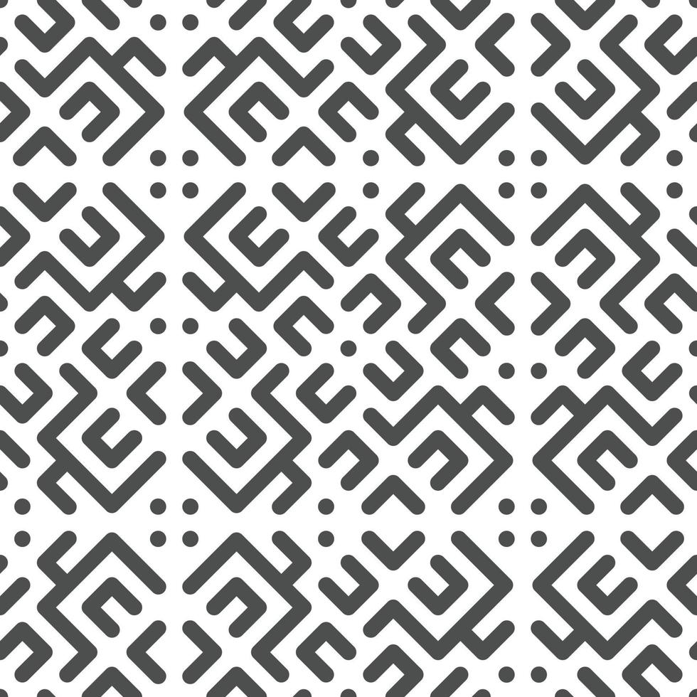 Abstract seamless geometric shape lines pattern vector