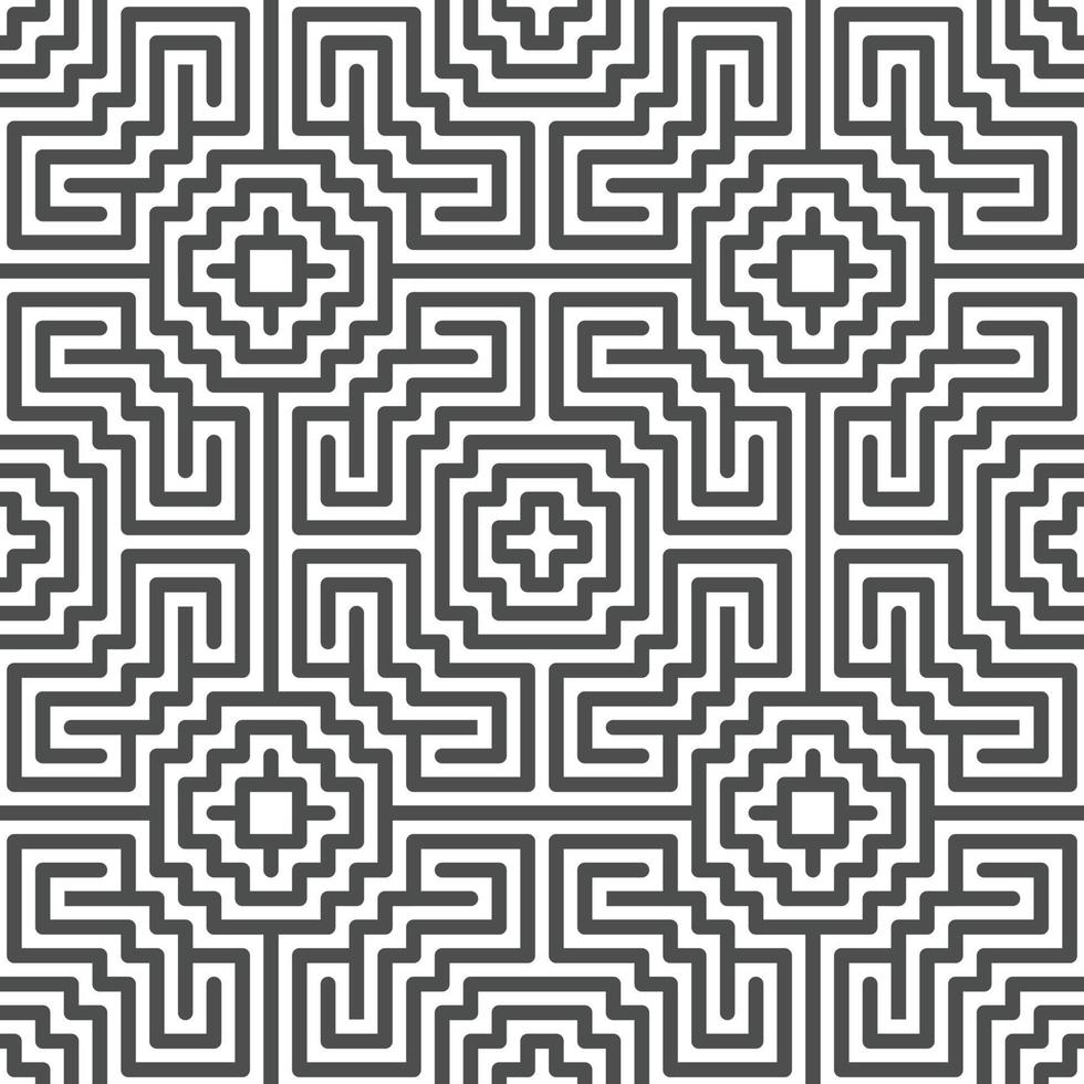 Abstract seamless geometric shape lines pattern vector