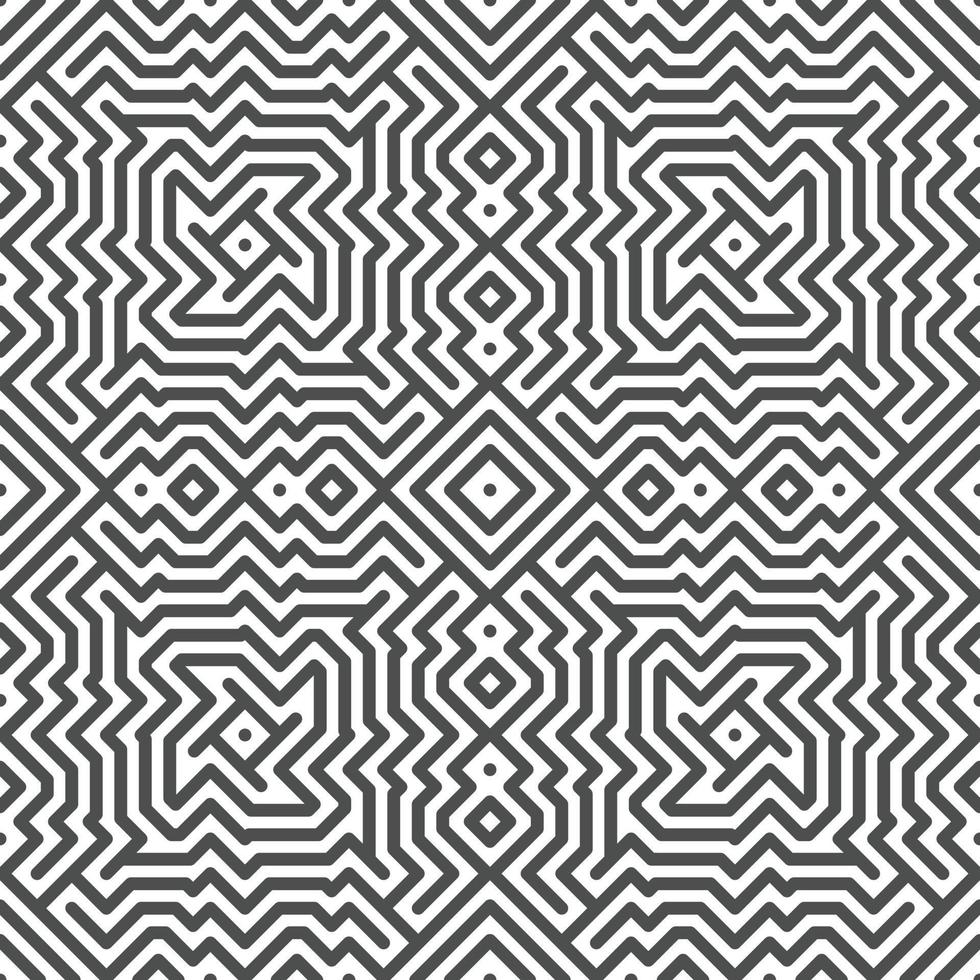 Abstract seamless geometric shape lines pattern vector