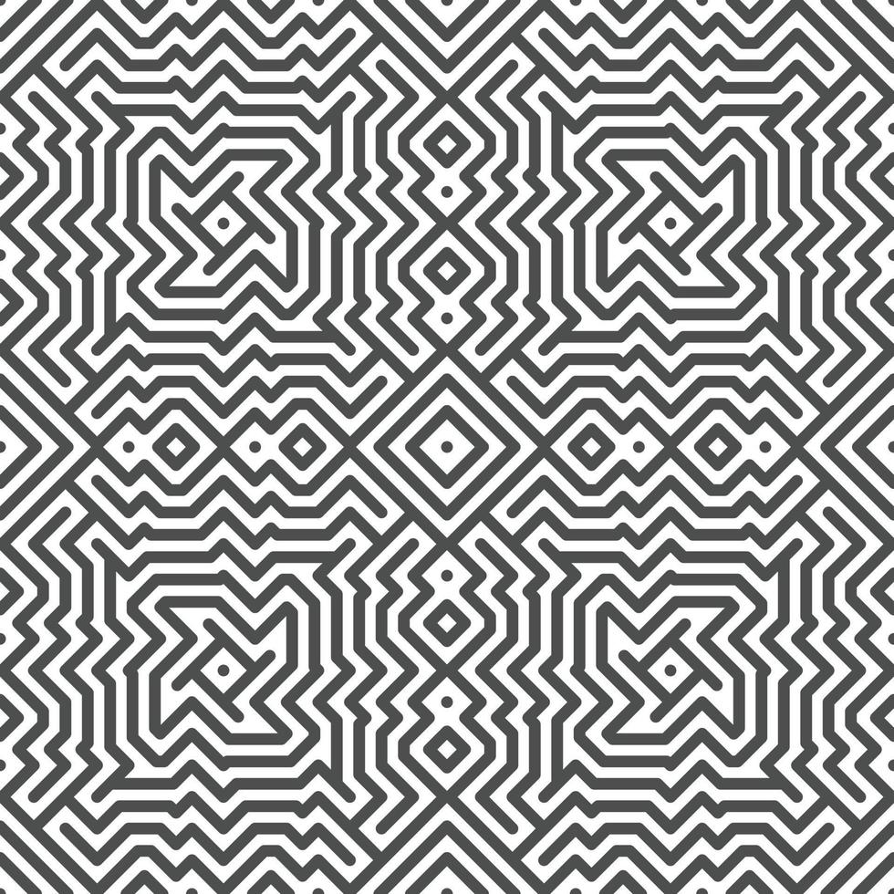 Abstract seamless geometric shape lines pattern vector