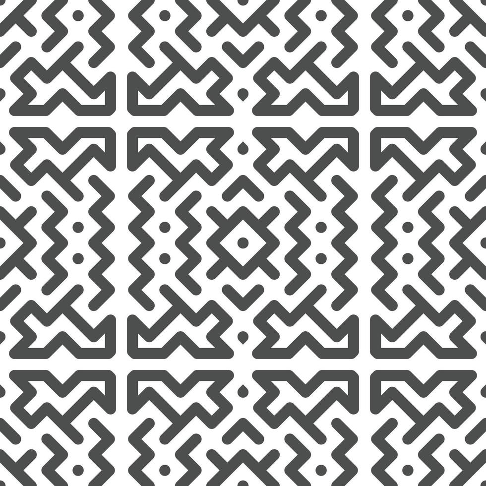 Abstract seamless geometric shape lines pattern vector
