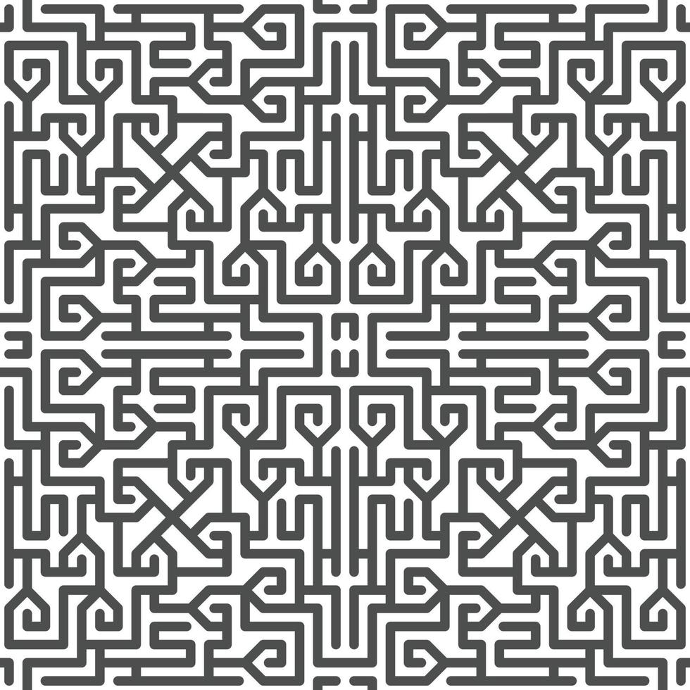 Abstract seamless geometric shape lines pattern vector