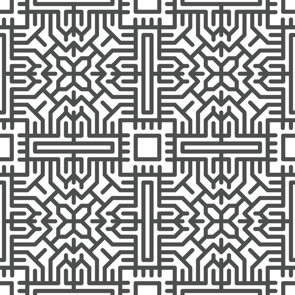 Abstract seamless geometric shape lines pattern vector