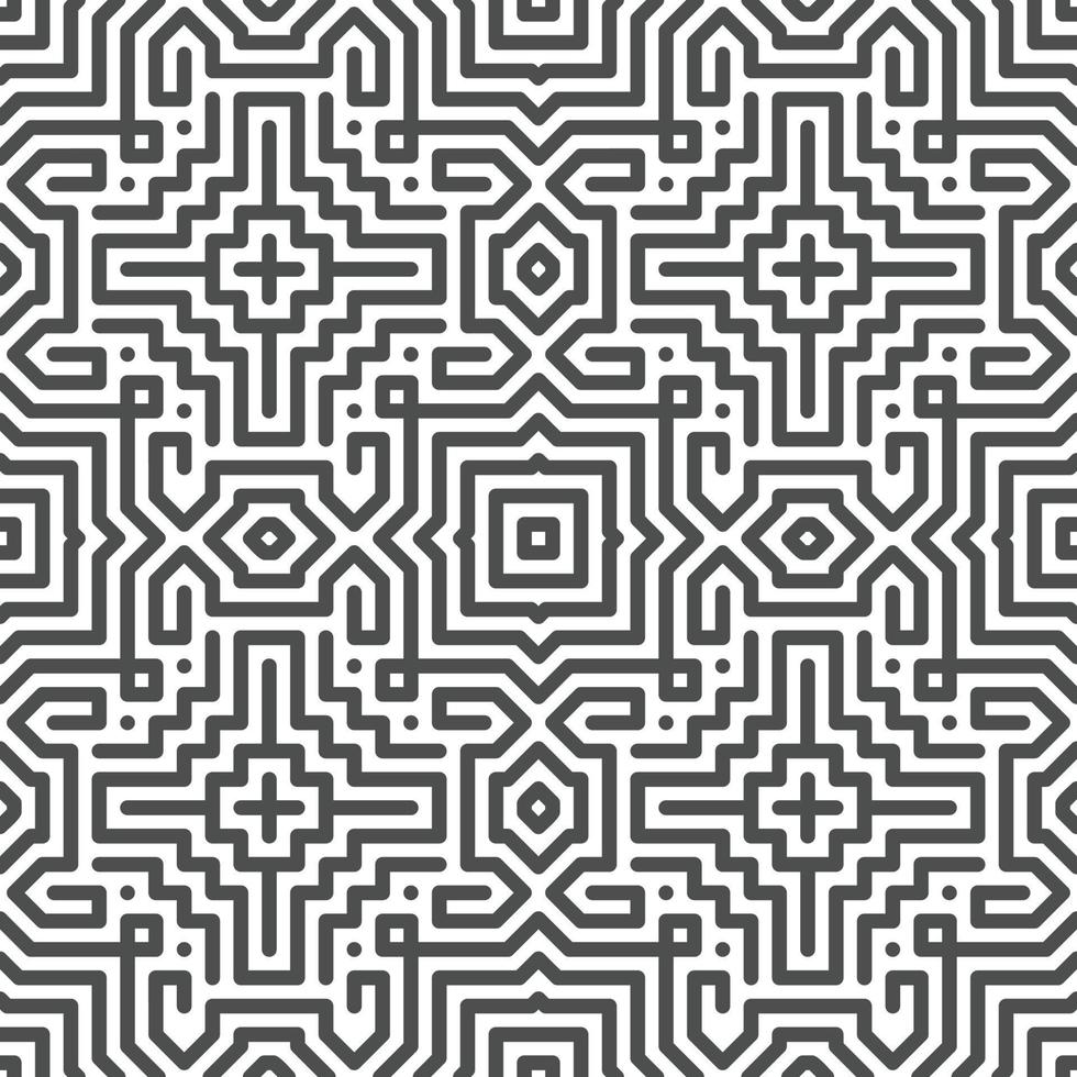 Abstract seamless geometric shape lines pattern vector