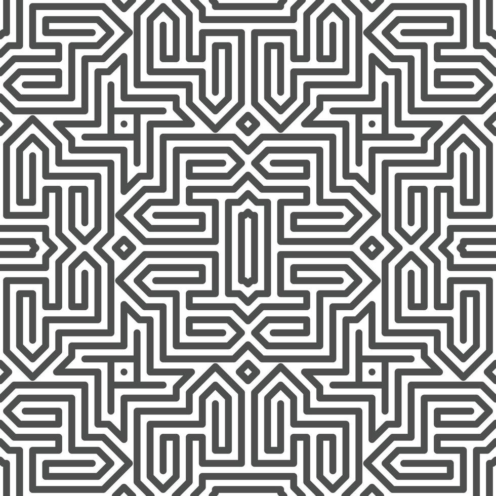 Abstract seamless geometric shape lines pattern vector