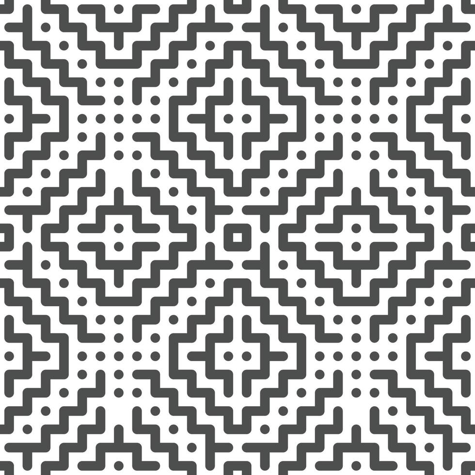 Abstract seamless geometric shape lines pattern vector