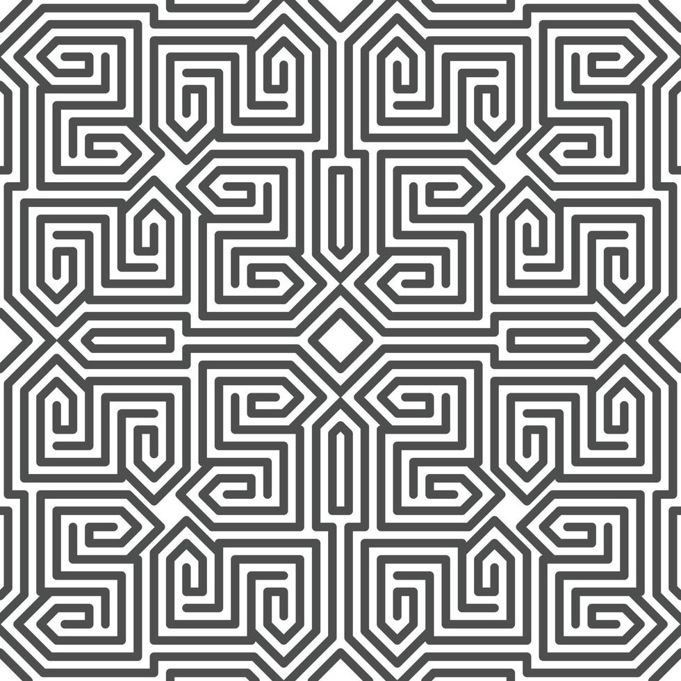 Abstract seamless geometric shape lines pattern vector