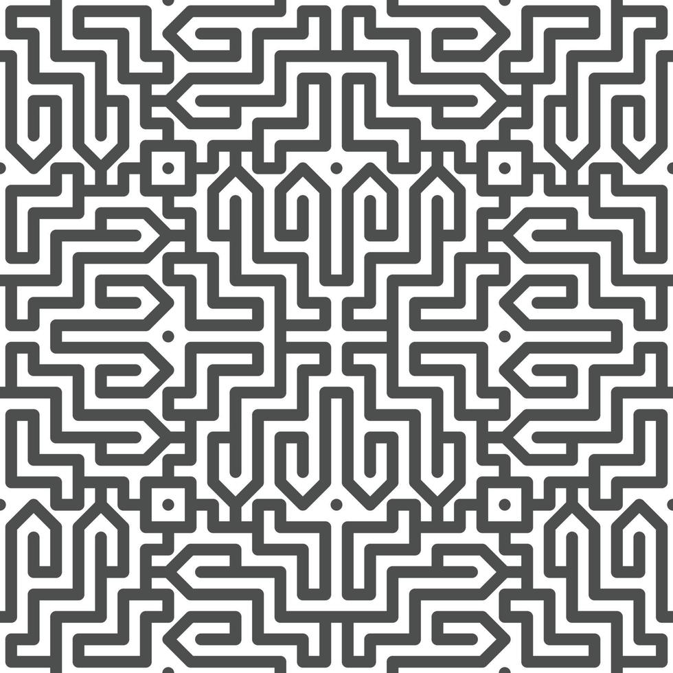Abstract seamless geometric shape lines pattern vector
