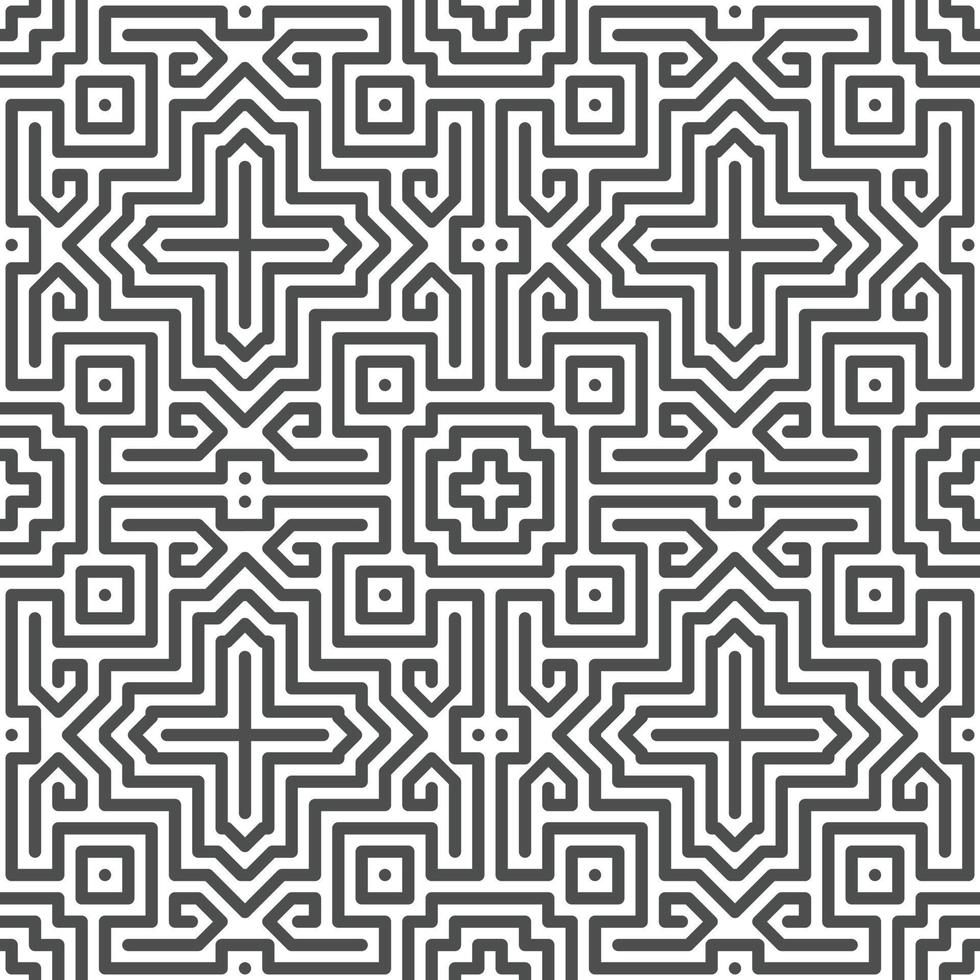Abstract seamless geometric shape lines pattern vector