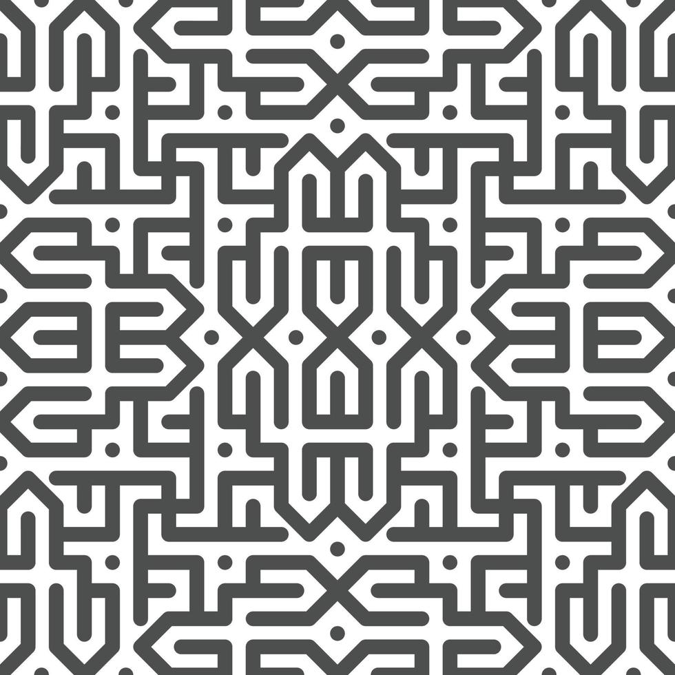 Abstract seamless geometric shape lines pattern vector
