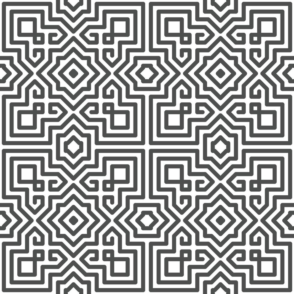 Abstract seamless geometric shape lines pattern vector