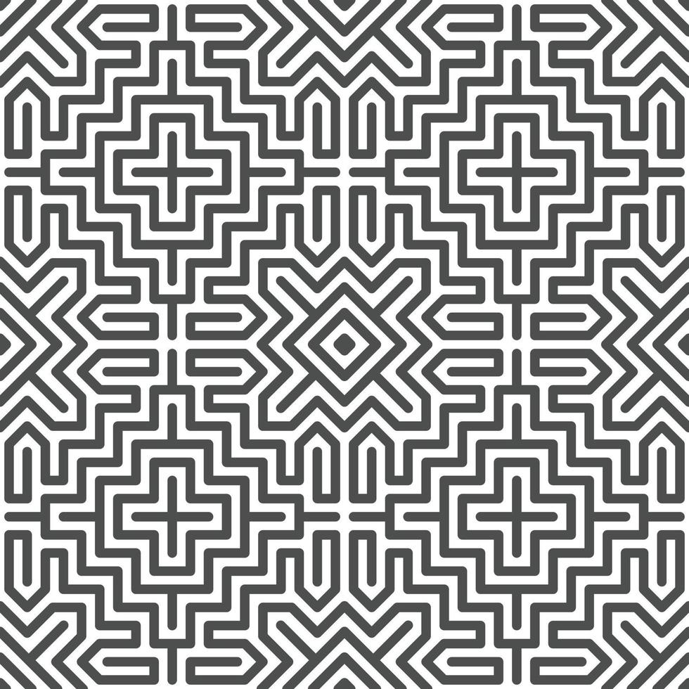 Abstract seamless geometric shape lines pattern vector