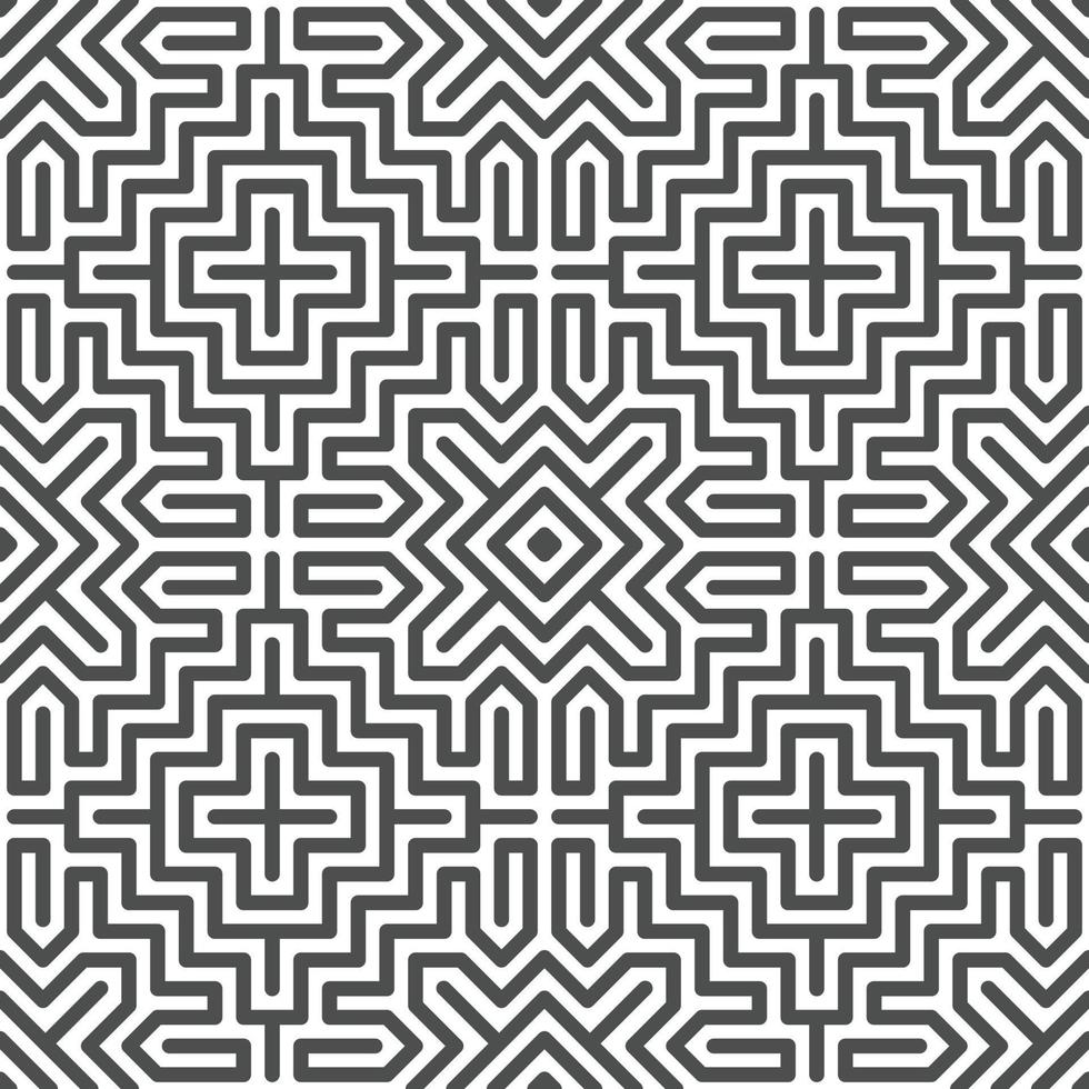 Abstract seamless geometric shape lines pattern vector