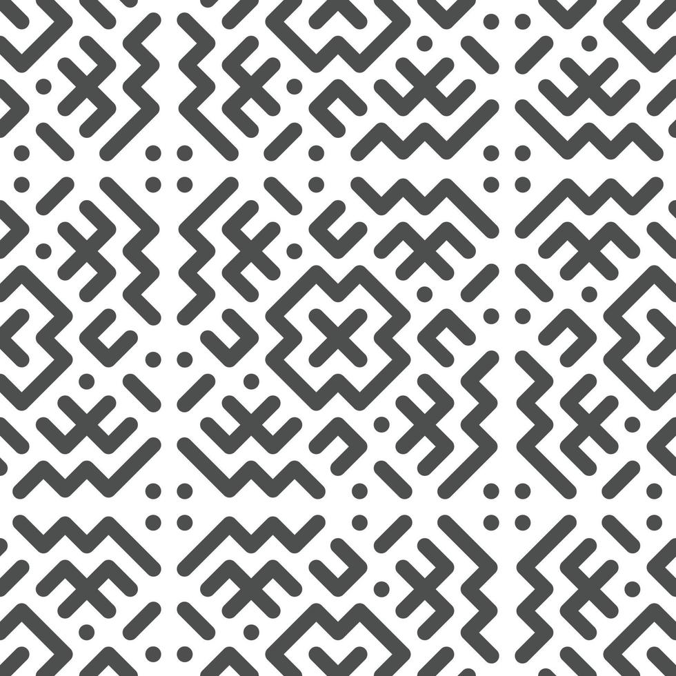 Abstract seamless geometric shape lines pattern vector