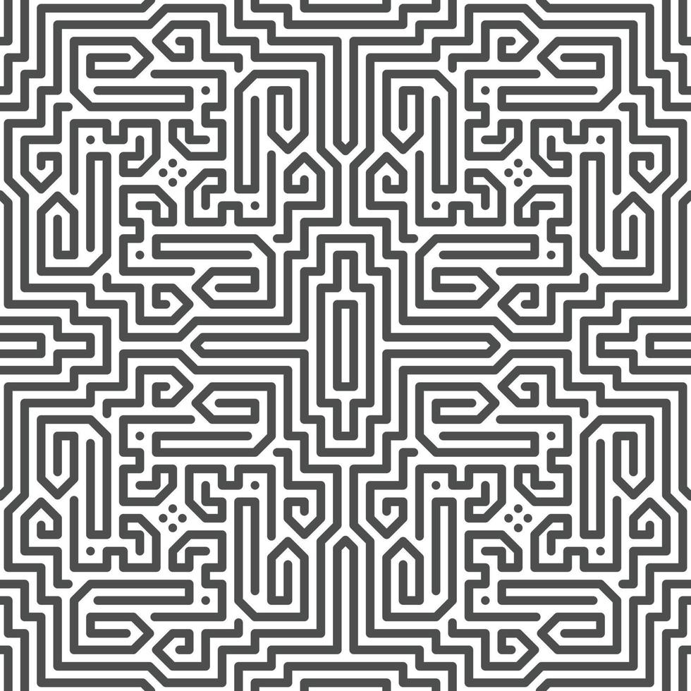Abstract seamless geometric shape lines pattern vector