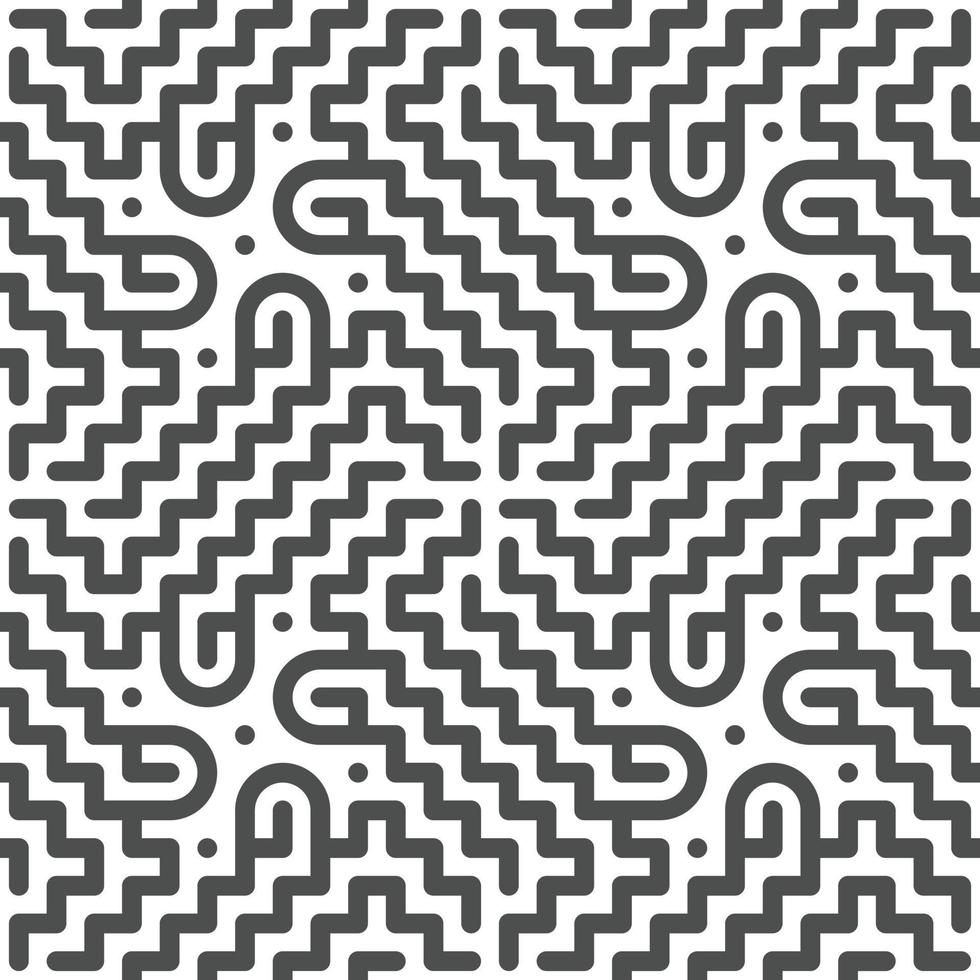 Abstract seamless geometric shape lines pattern vector
