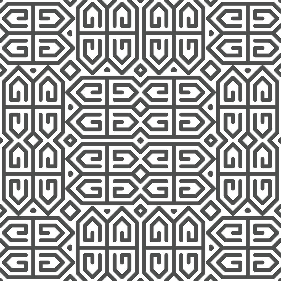 Abstract seamless geometric shape lines pattern vector