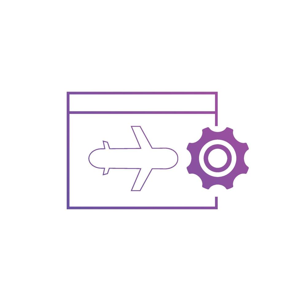 landing page optimization icons. Used for SEO or websites. vector