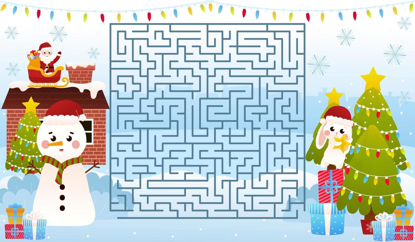 Christmas riddle for kids with cute bunny decorates christmas tee
