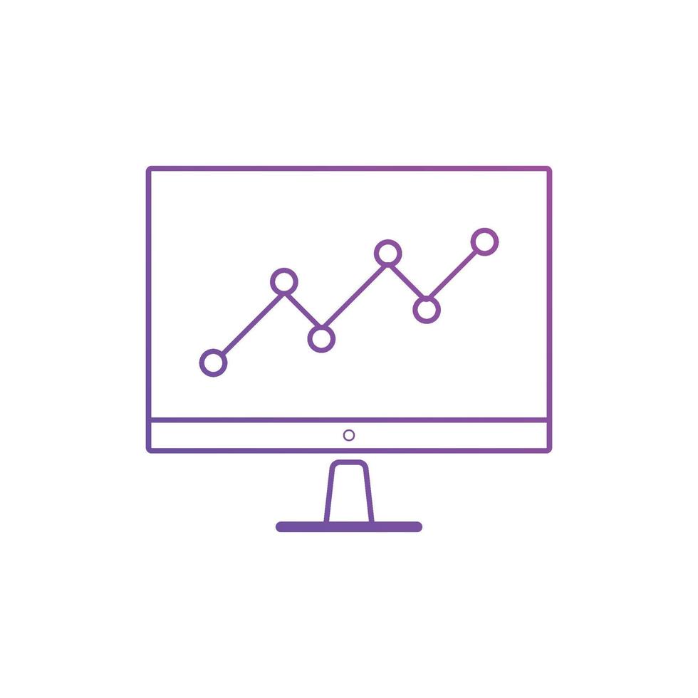 SEO Monitoring icon Vector illustration. digital marketing element. concept for SEO and Website.