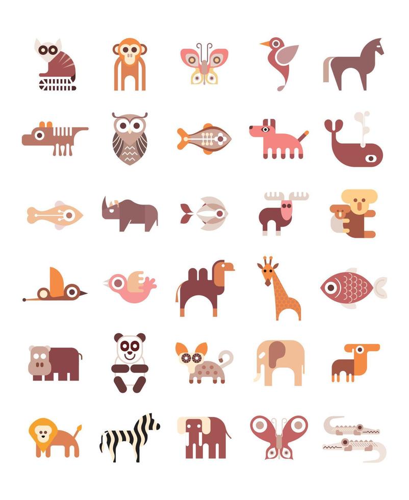 Animal Vector Icons