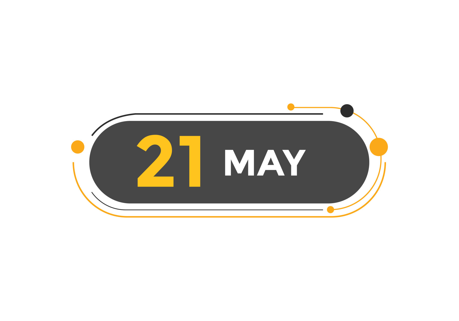 may 21 calendar reminder 21th may daily calendar icon template may 21 calendar reminder 21th may daily calendar icon template
