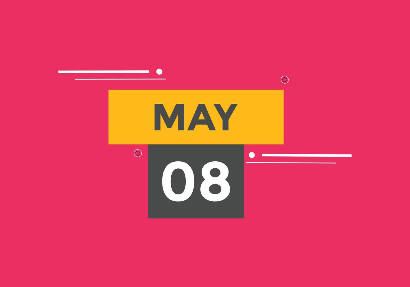 may 8 calendar reminder. 8th may daily calendar icon template. Calendar 8th  may icon Design template. Vector illustration 11052930 Vector Art at  Vecteezy