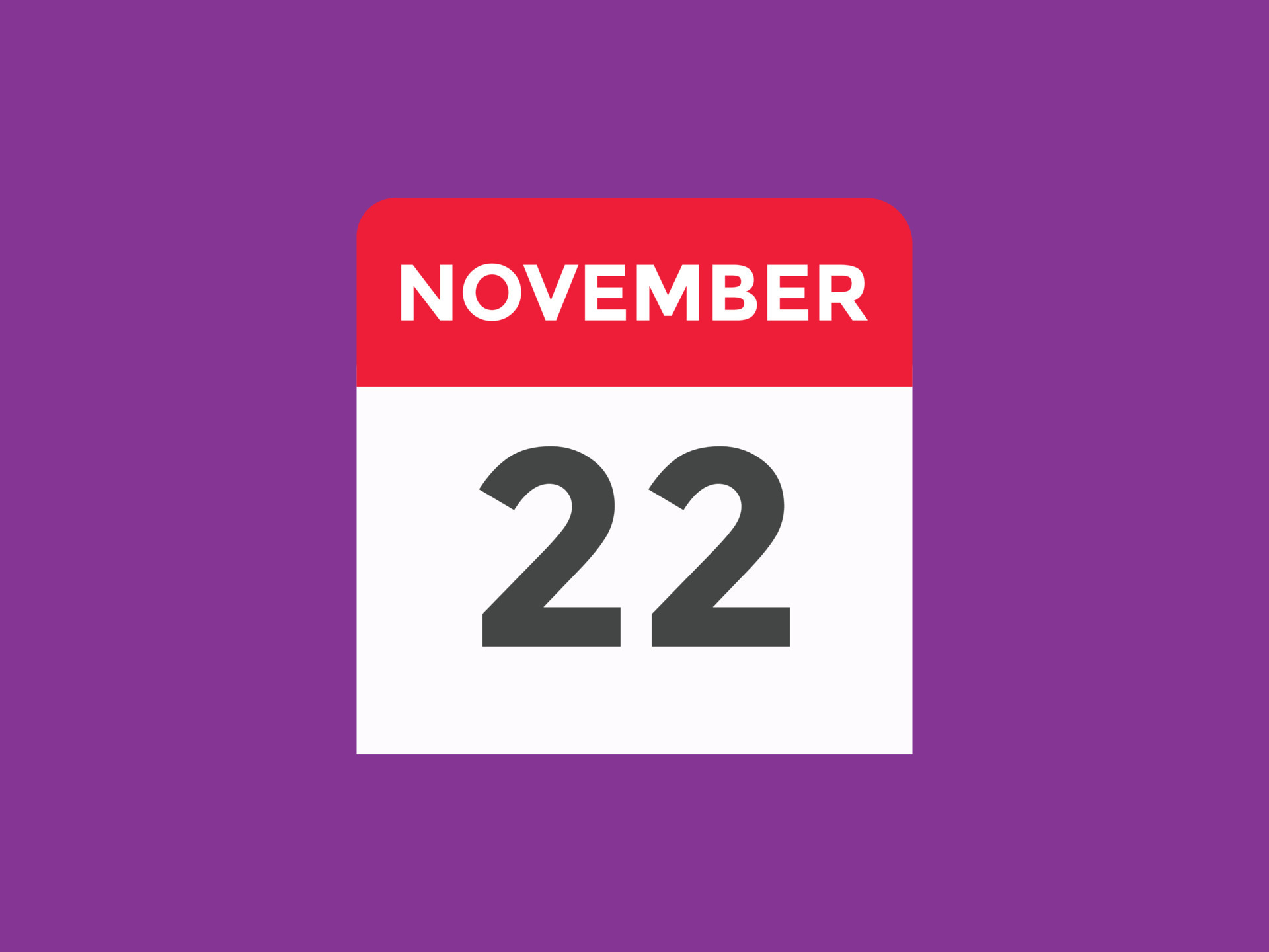 november 22 calendar reminder 22th november daily calendar icon november 22 calendar reminder 22th november daily calendar icon