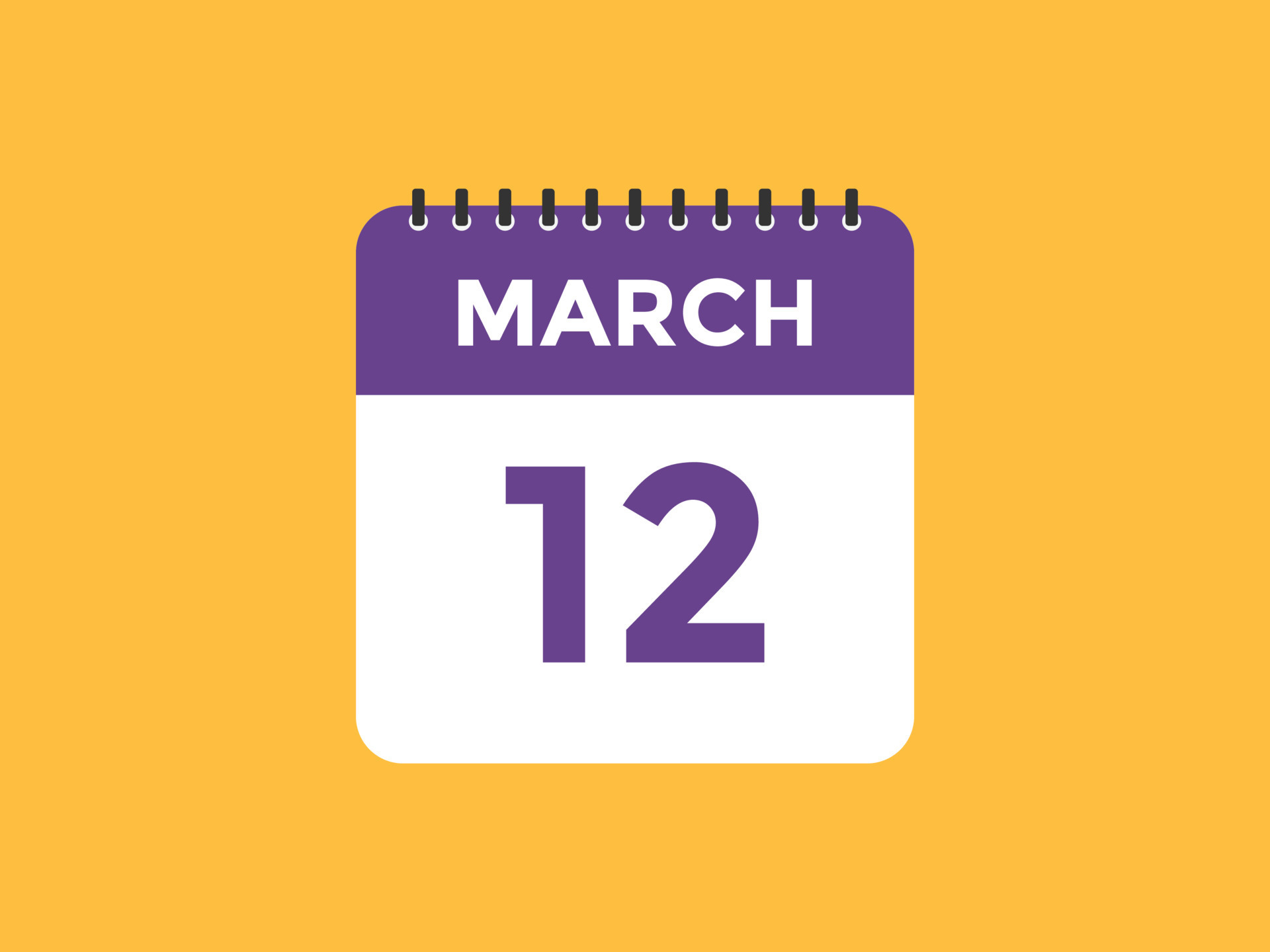 march 12 calendar reminder 12th march daily calendar icon template march 12 calendar reminder 12th march daily calendar icon template