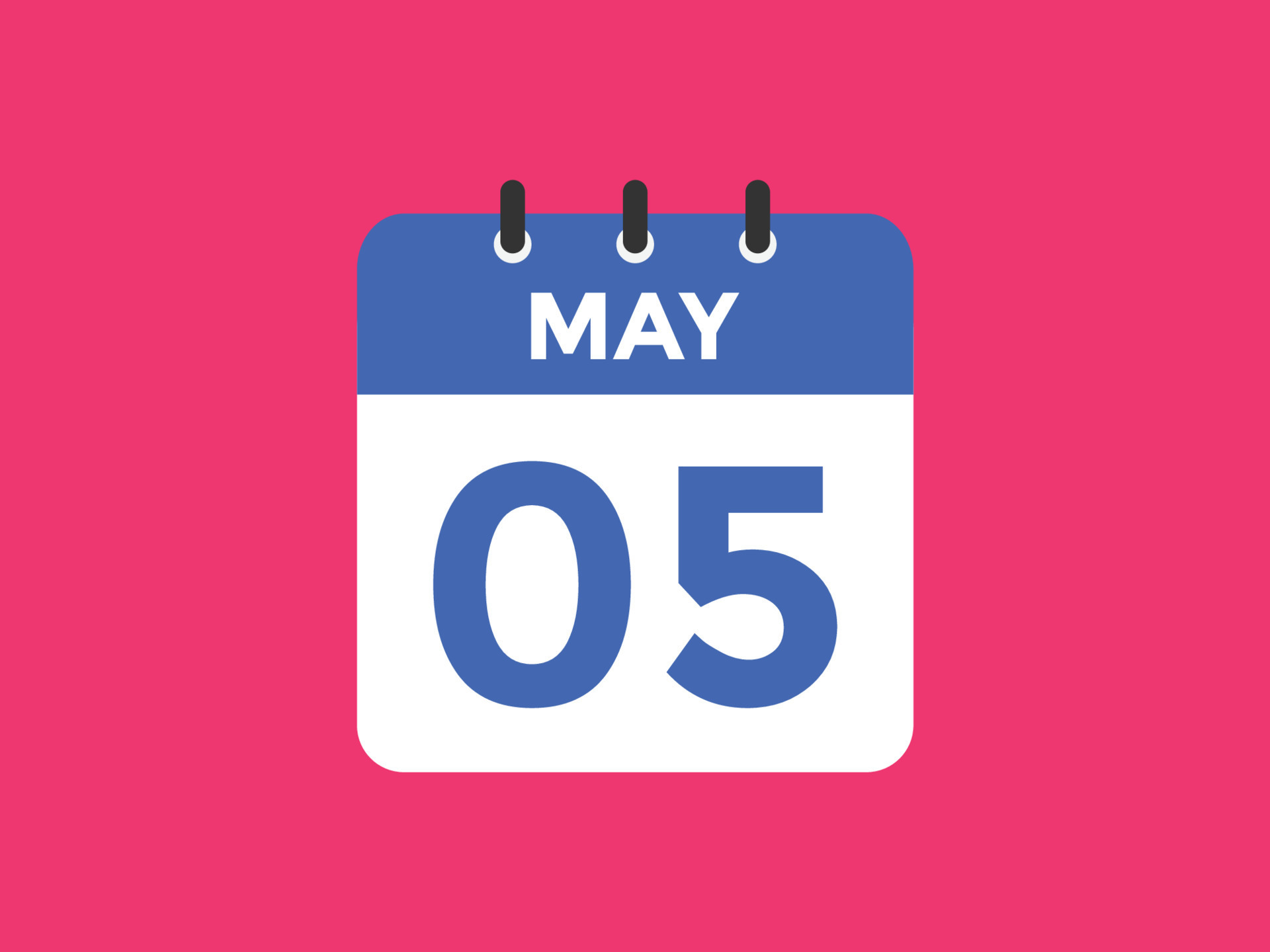 may 5 calendar reminder. 5th may daily calendar icon template. Calendar