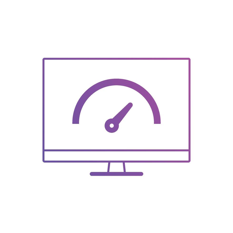 Page speed icons. Concept for SEO and web design vector