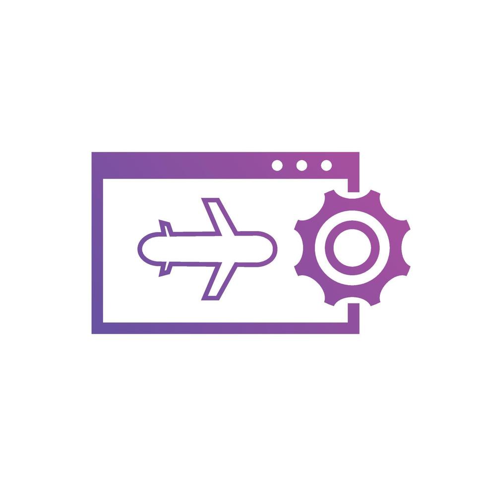 landing page optimization icons. Used for SEO or websites. vector