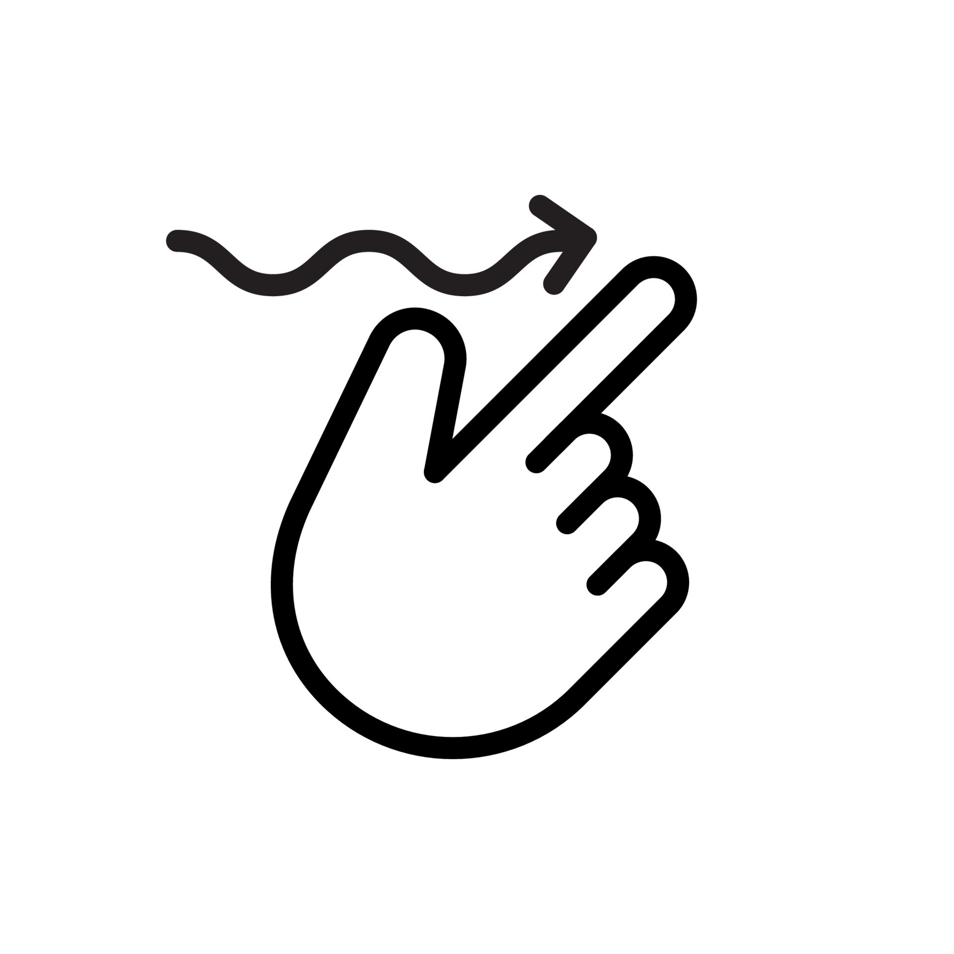 Touch here. Touch here