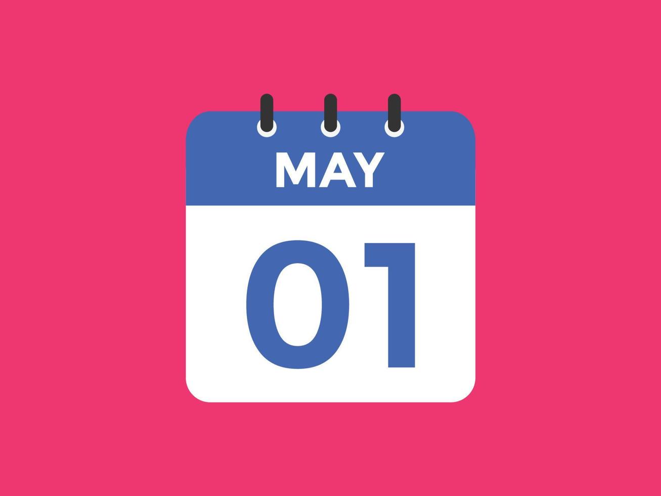 may 1 calendar reminder. 1st may daily calendar icon template. Calendar 1st may icon Design template. Vector illustration