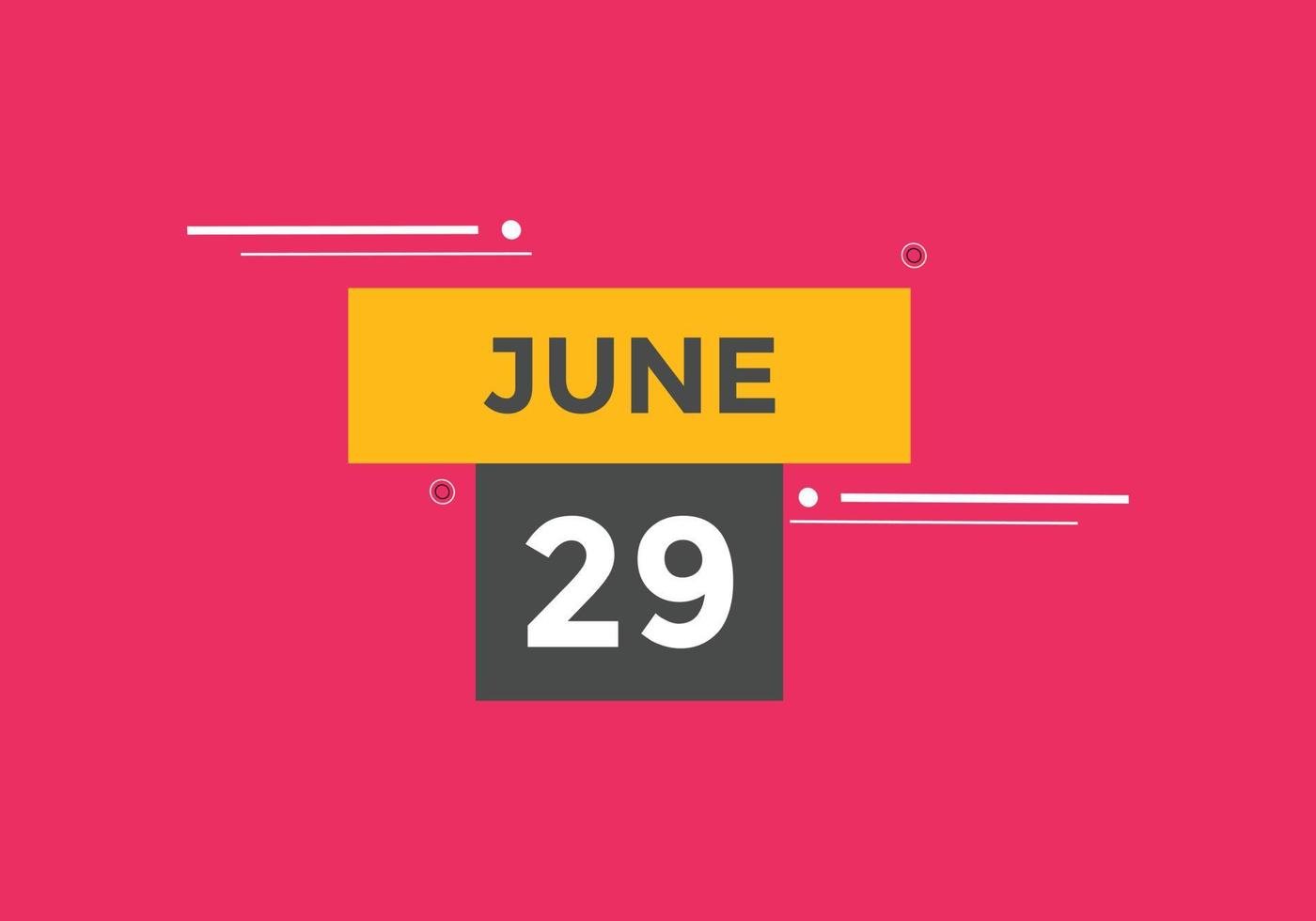 june 29 calendar reminder 29th june daily calendar icon template june 29 calendar reminder 29th june daily calendar icon template