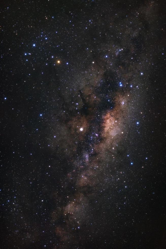 milky way galaxy with stars and space dust in the universe photo