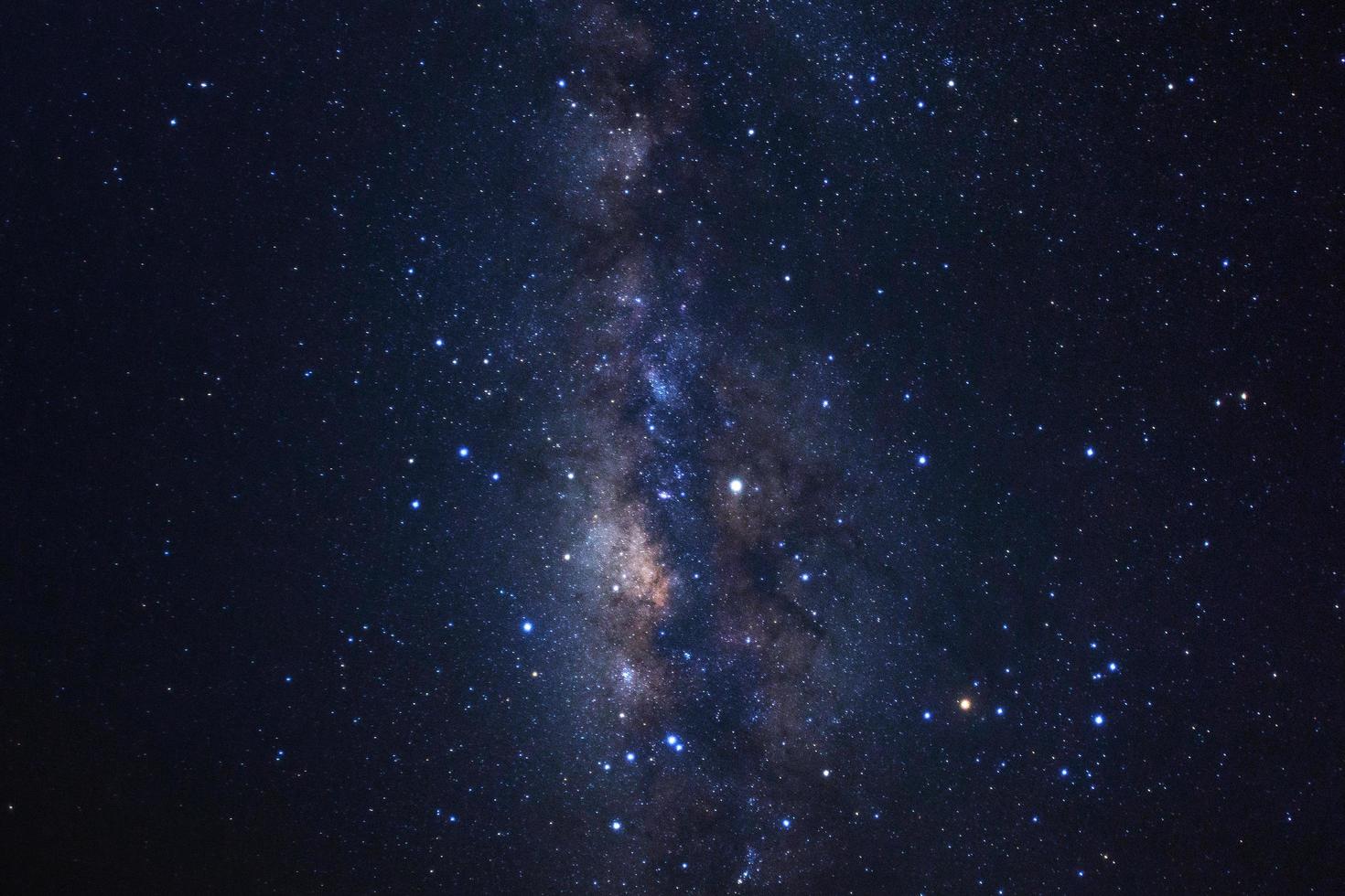 Milky way galaxy with stars and space dust in the universe photo