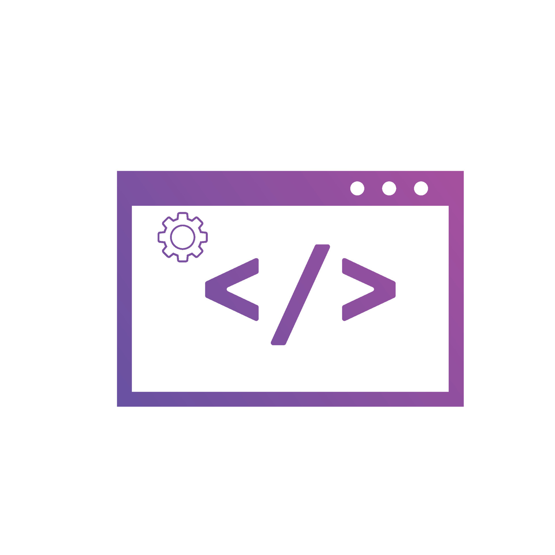 Custom coding icons Vector illustration. modern style Custom coding ...