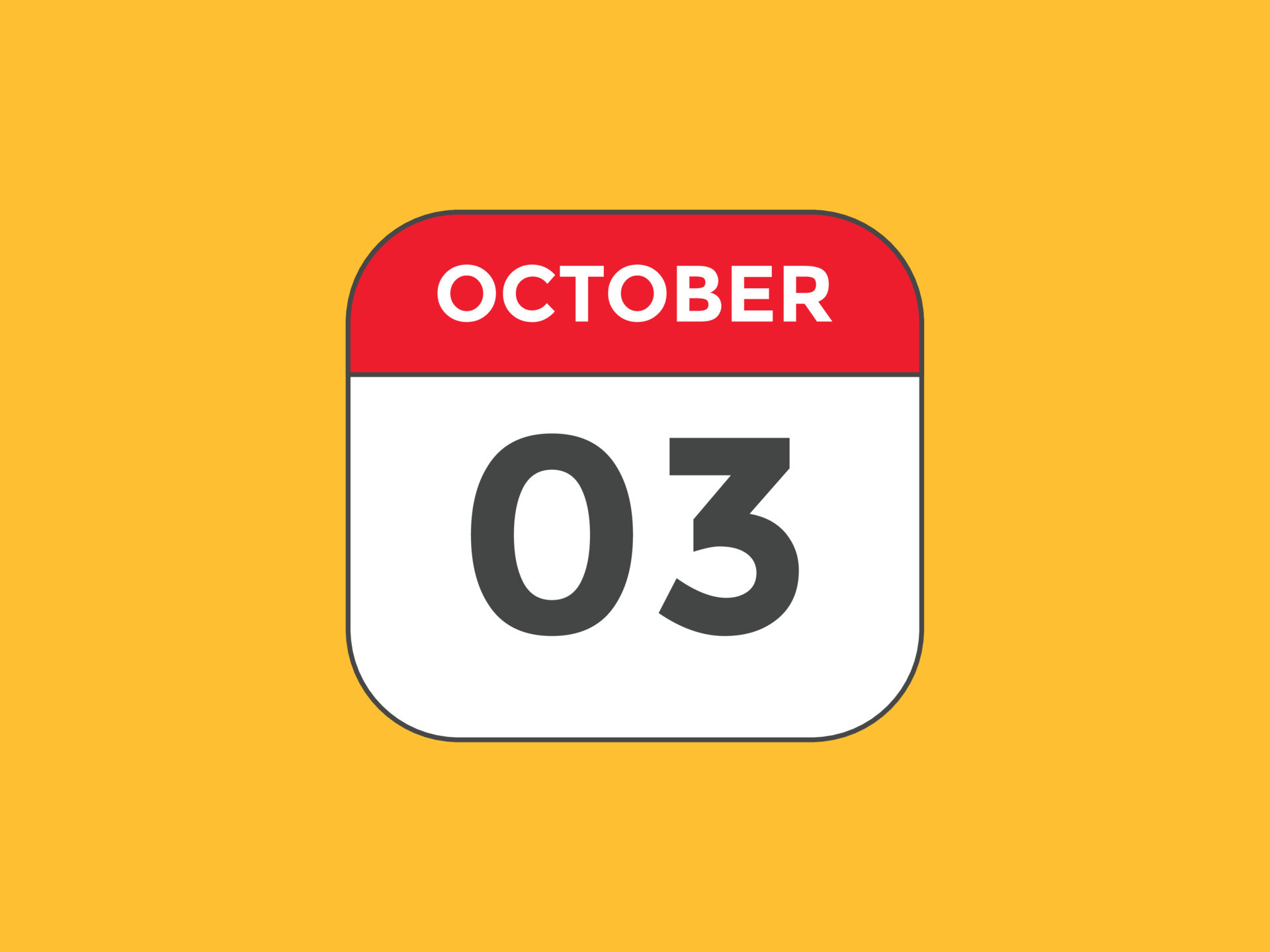 october 3 calendar reminder 3rd october daily calendar icon template october 3 calendar reminder 3rd october daily calendar icon template