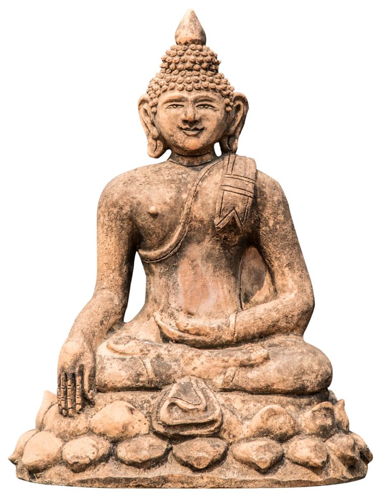 statua del buddha isolata png