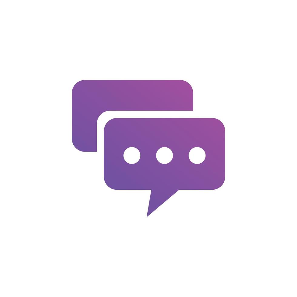 Online chat icons. Used for e-commerce, SEO and web design vector